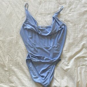 ZARA cowl neck bodysuit size S